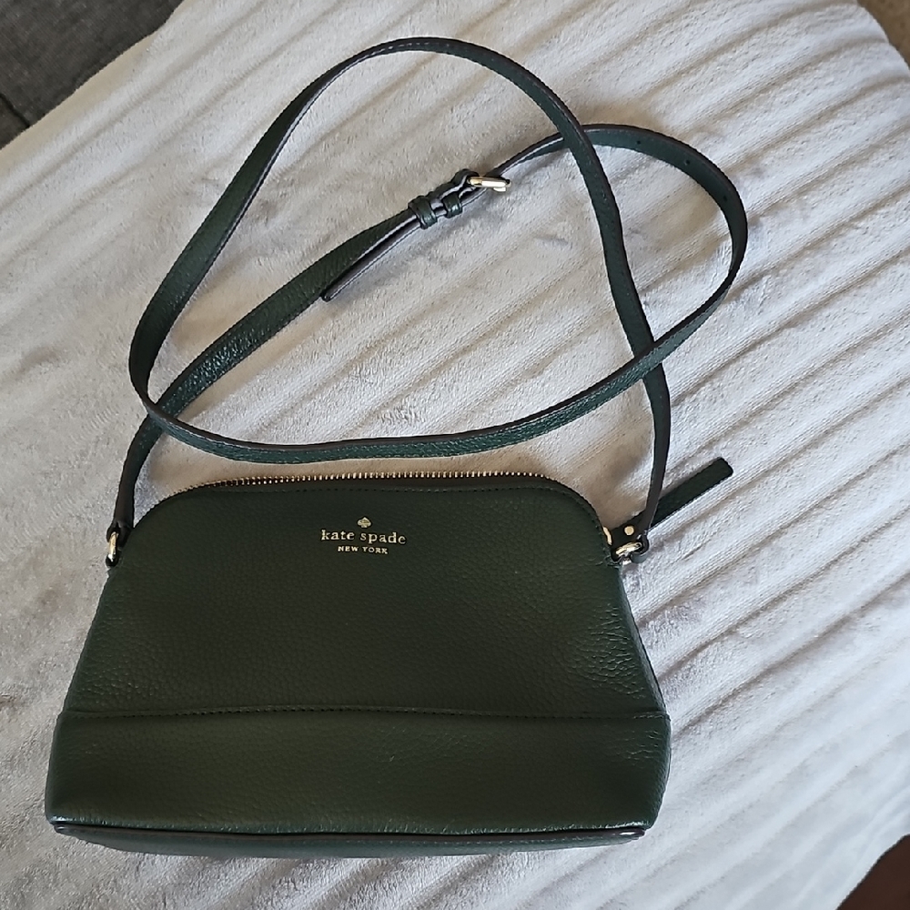 Kate Spade Green Leather Crossbody Bag
